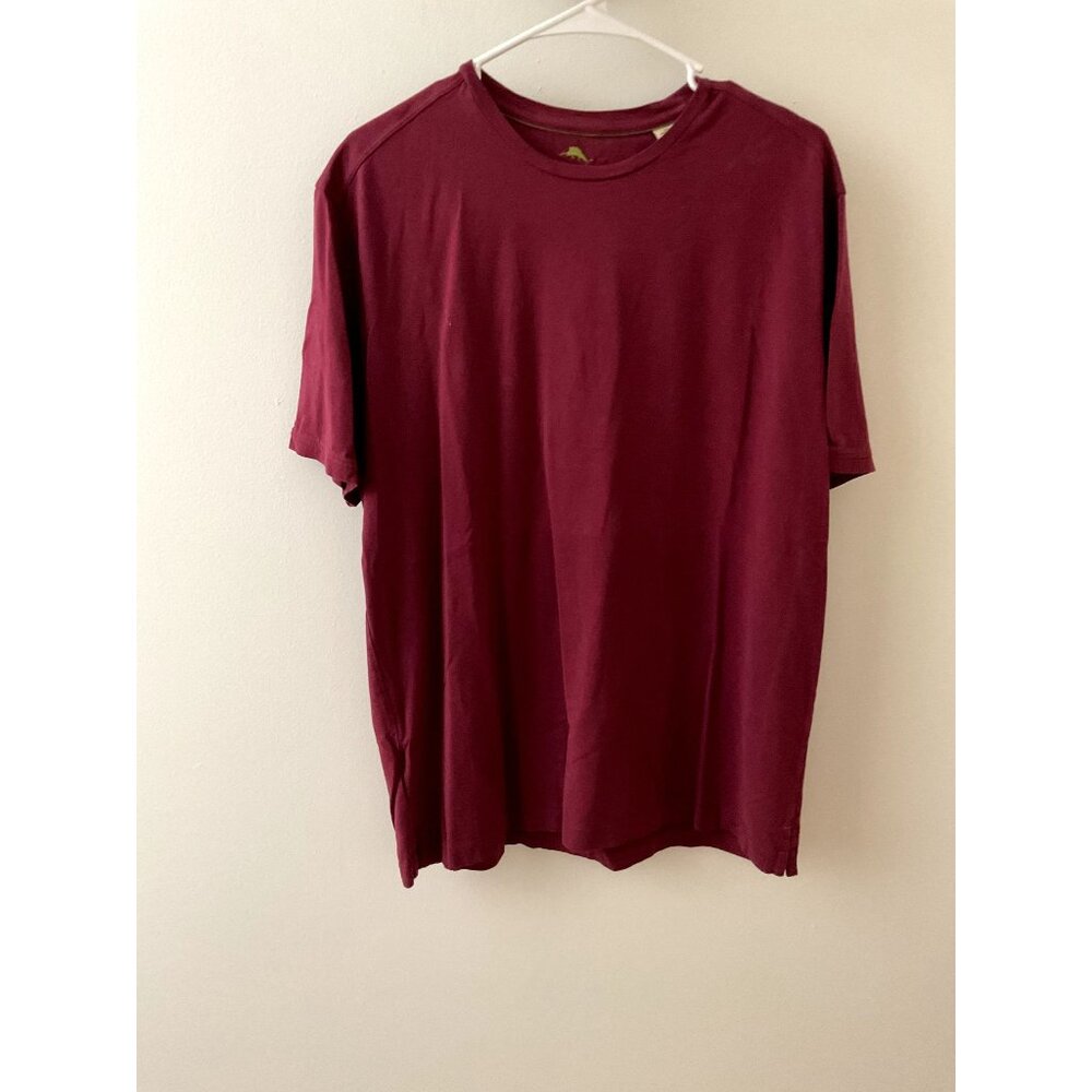 Men's Short Sleeve Maroon T-Shirt